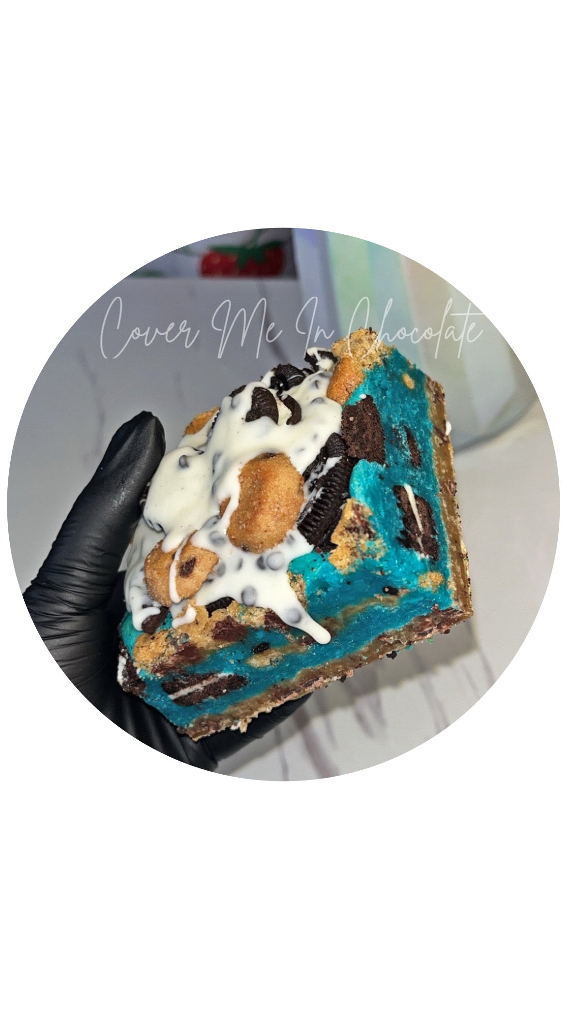Cookie Monster Brownie